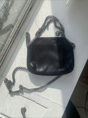 Stella McCartney Black Falabella Tiny Tote